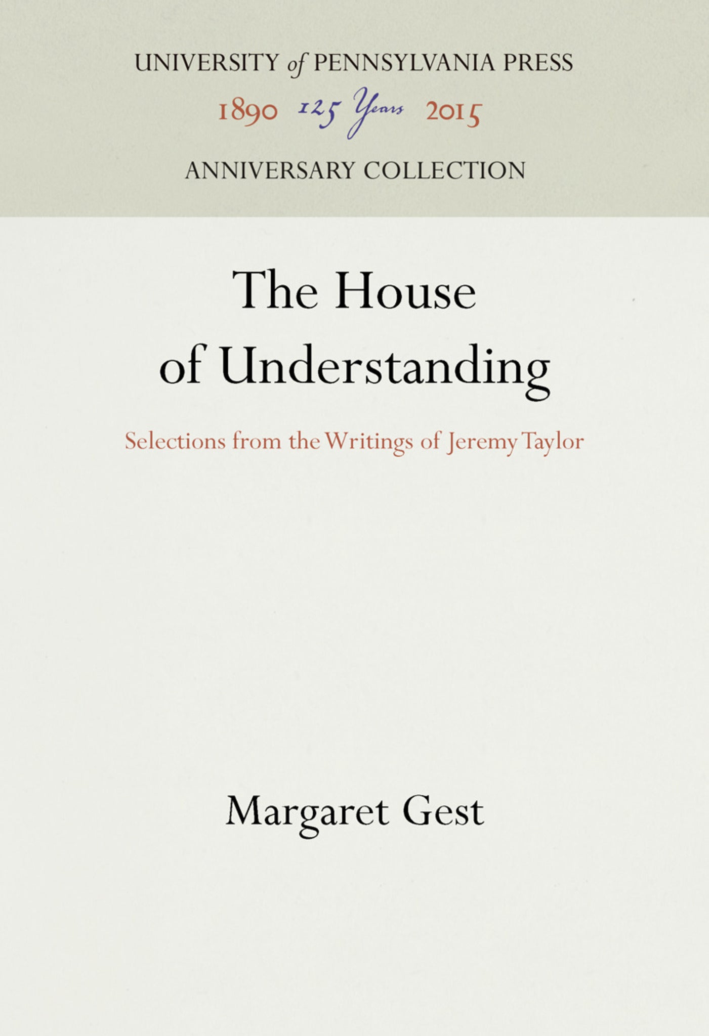 Cover image for The House of Understanding ISBN 9781512822106
